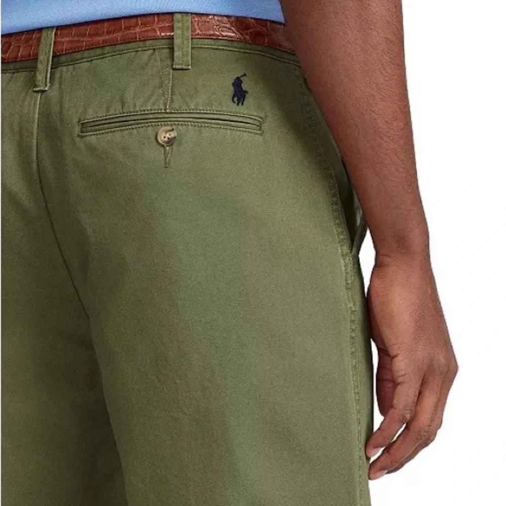 POLO RALPH LAUREN CLASSIC FIT OLIVE GREEN‎ SHORTS